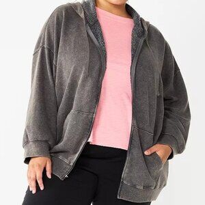 Oversized Zip-Up Hoodie